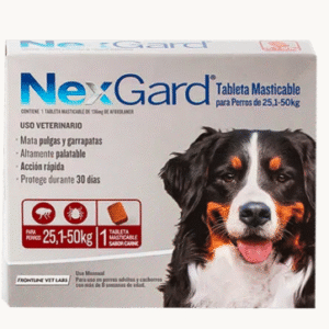 Nexgard Tableta Masticable  25 a 50 kg