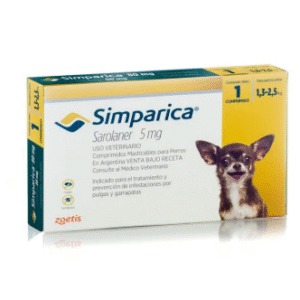 Simparica Perro 1 a 2,5 kg