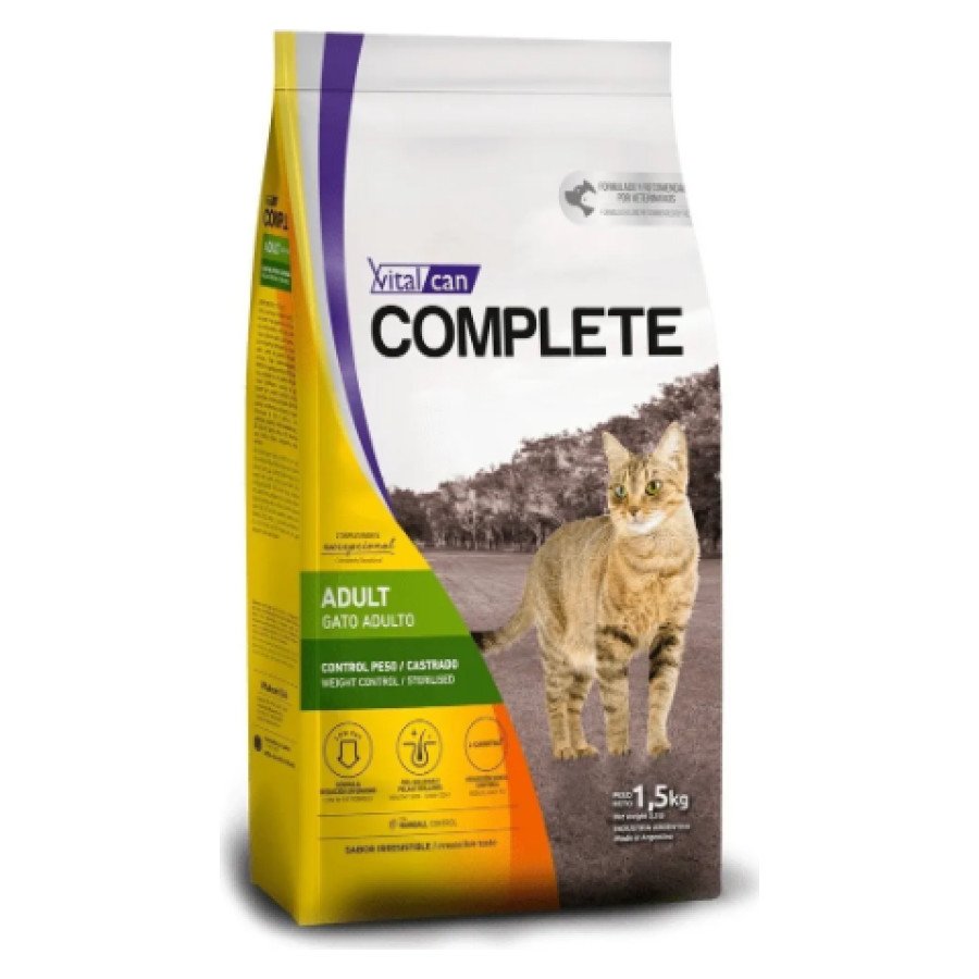 Captura de pantalla 2026-02-14 214542 Vital Can Complete Gato Control Peso / Castrado 7,5 KG
