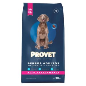 Provet Perro Adulto Alta Performance  Medianos y Grandes 20 KG