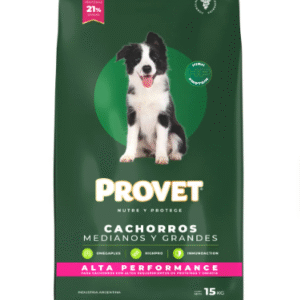 Provet Perro Cachorro Alta Performance Medianos y Grandes 15 KG