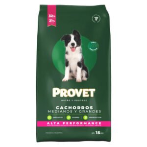 Provet Perro Cachorro Alta Performance Medianos y Grandes 15 KG